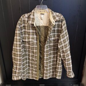 The North Face - Vintage Men's Plaid Jacket - Green and Cream